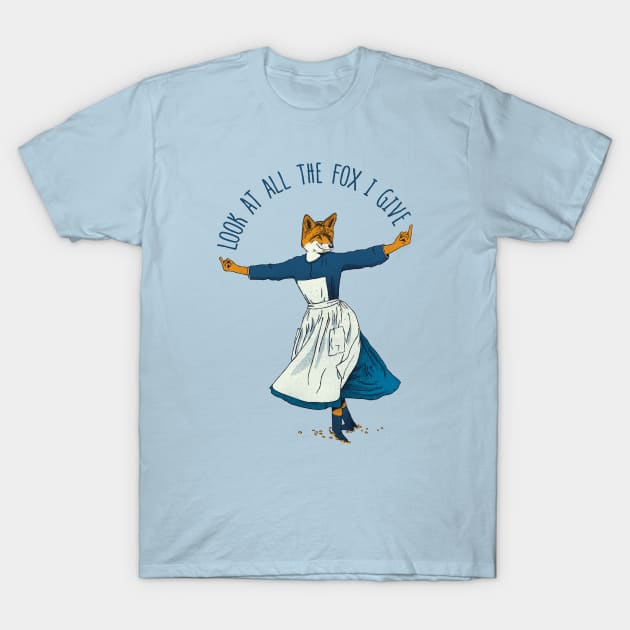 Look At All The Fox I Give - I T-Shirt by Gintron